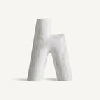 Figura decorativa Lasne — Onix blanco