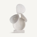 Figura decorativa Leah — Resina blanco