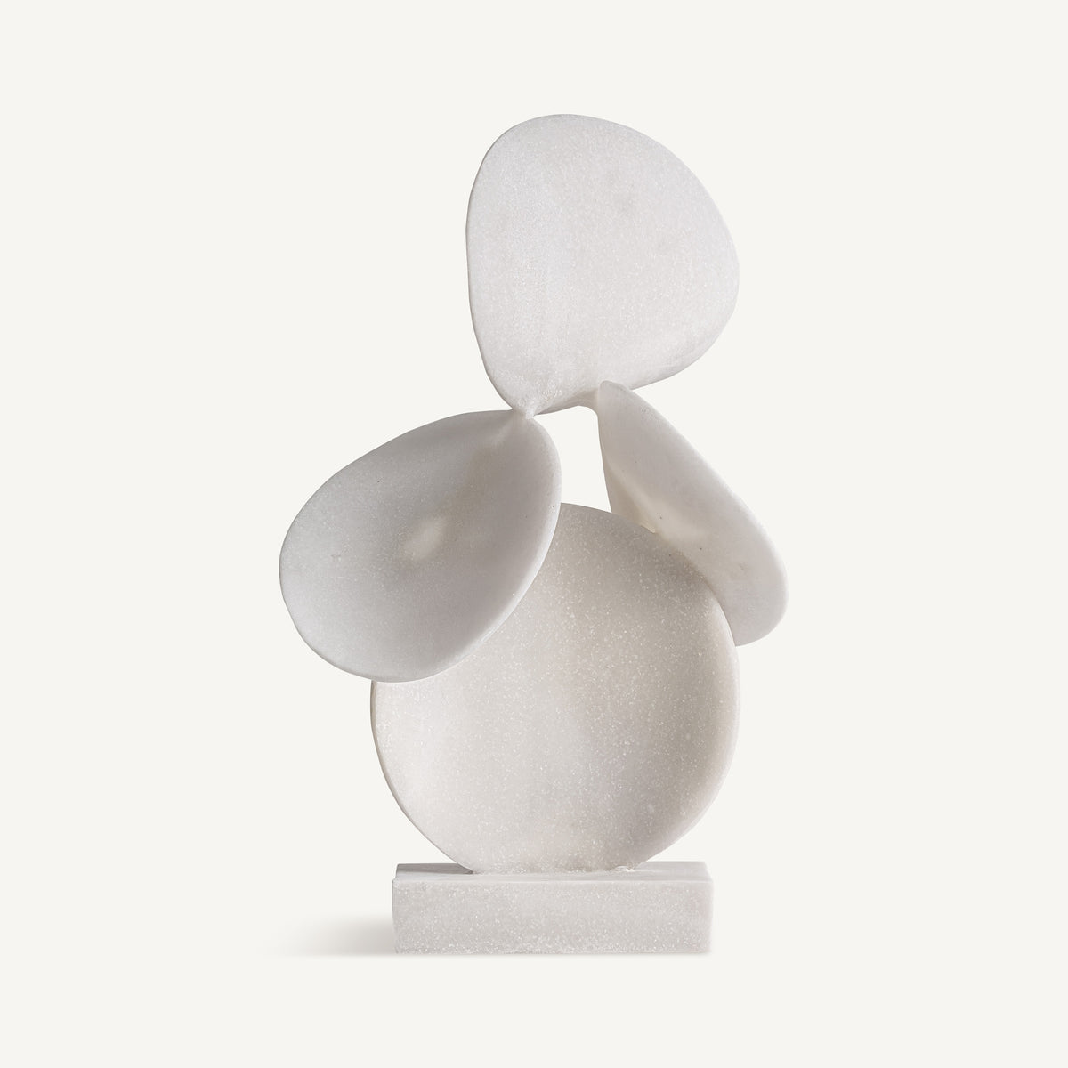 Figura decorativa Leah — Resina blanco