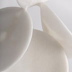 Figura decorativa Leah — Resina blanco