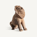 Figura decorativa Lion — Terracota marrón natural