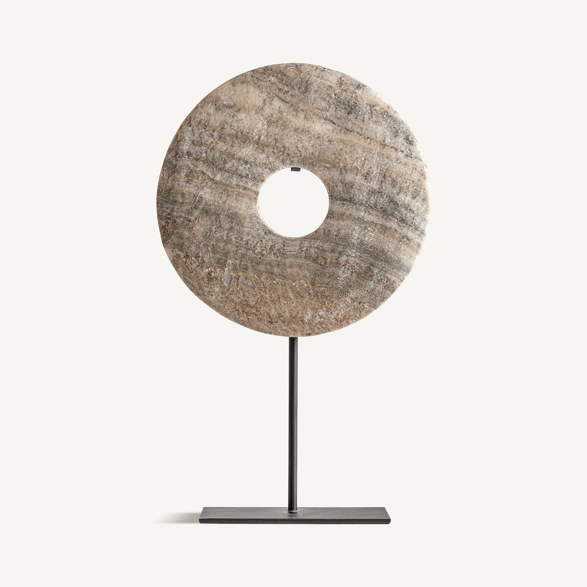 Figura Decorativa — Mármol tonos neutros
