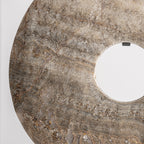 Figura Decorativa — Mármol tonos neutros