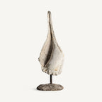 Figura decorativa Mirche — Resina blanco roto envejecido