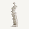 Figura decorativa Ofelia — Resina blanco roto