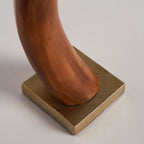 Figura decorativa Panya — Hueso marrón