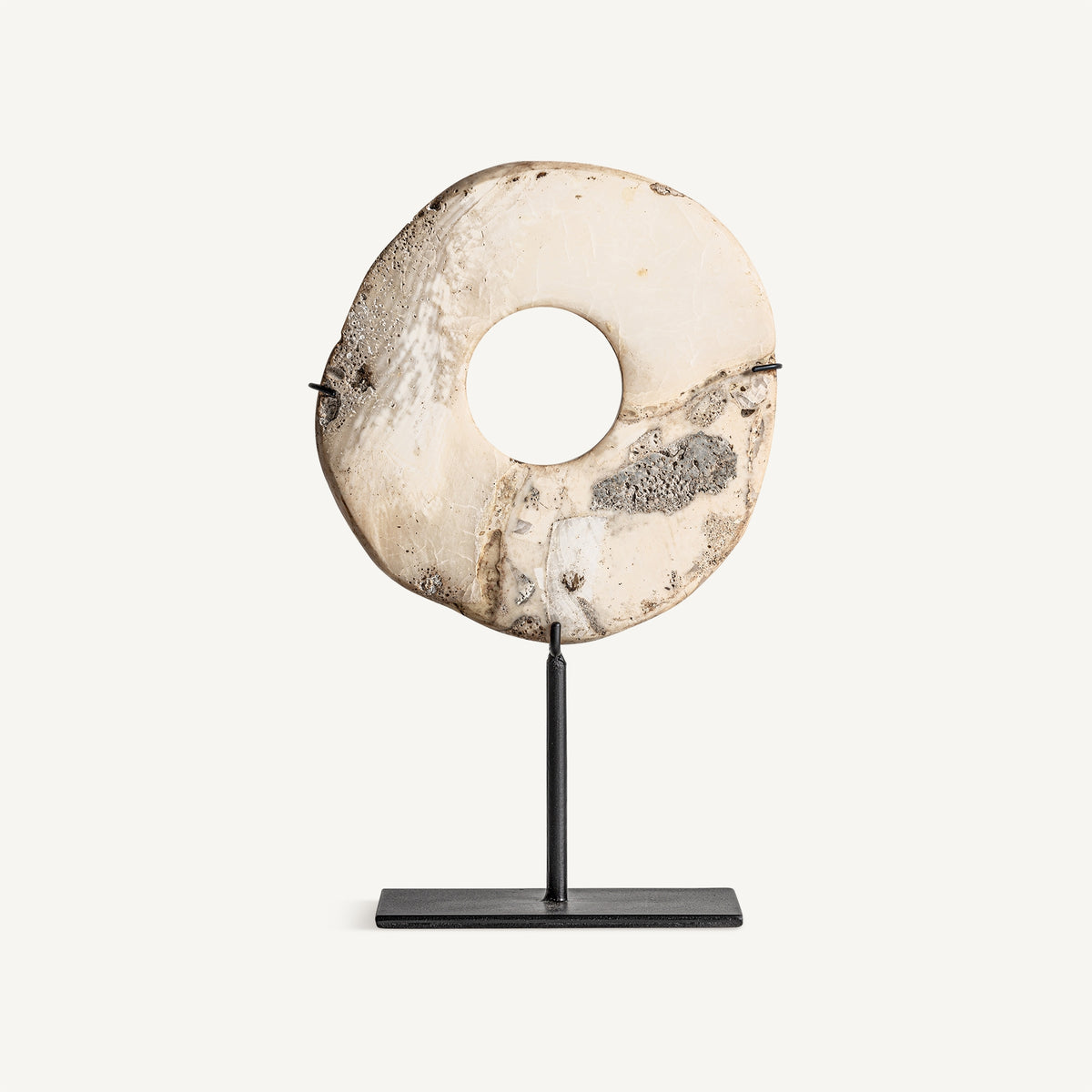 Figura decorativa Saha — Piedra crema