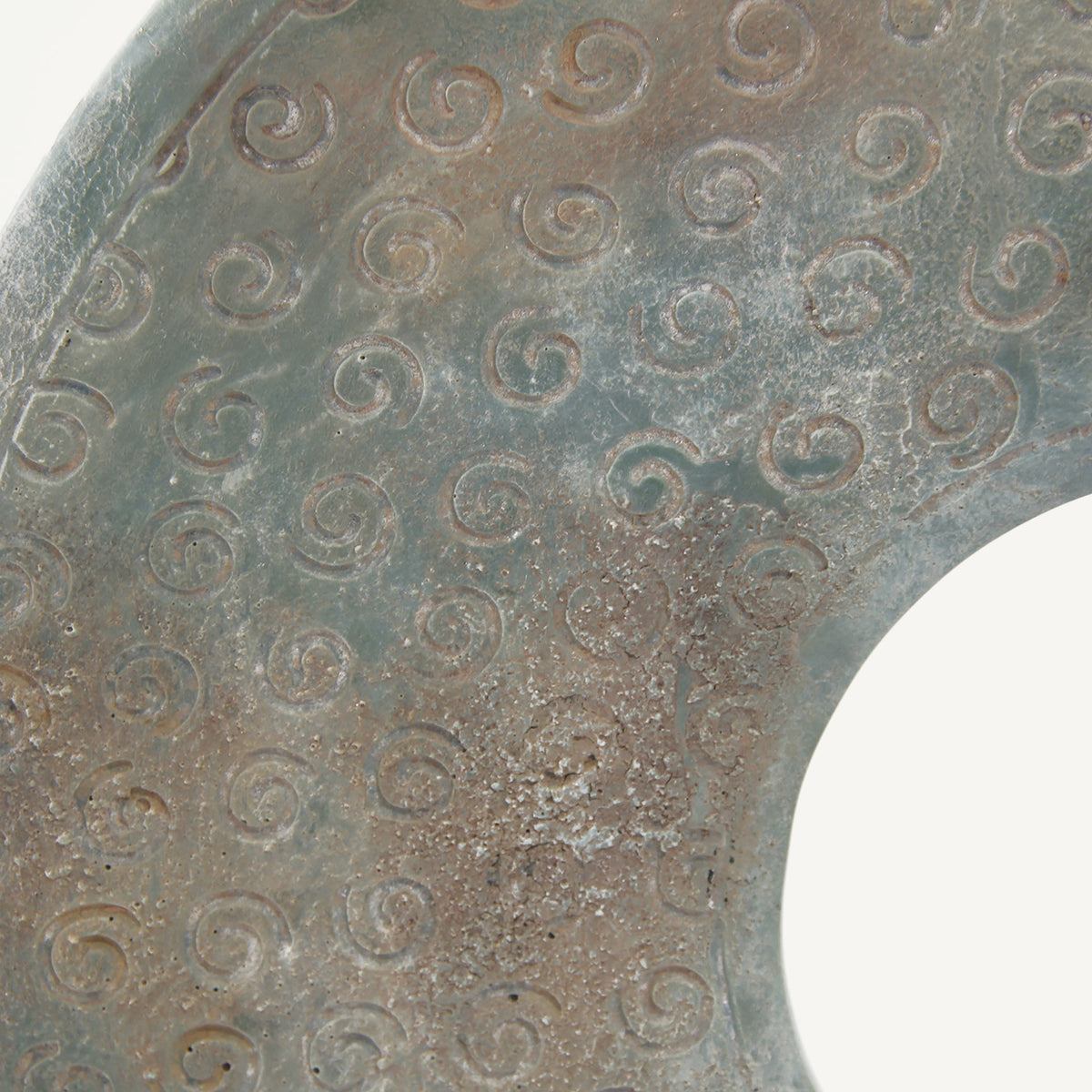 Figura decorativa Shany — Resina tonos de azul decapado