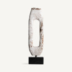 Figura decorativa Tashi — Onix crema