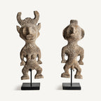 Figura decorativa tum J/2 — Madera de mango marrón envejecido