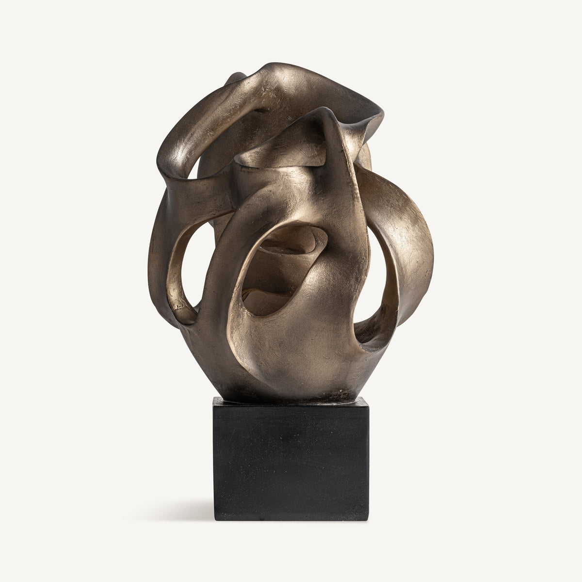 Figura decorativa Urania — Resina oro viejo