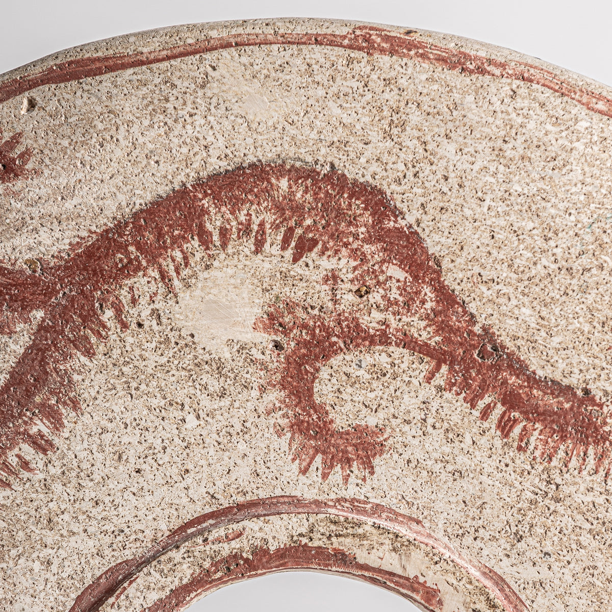 Figura decorativa Xalha — Piedra crema