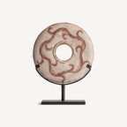 Figura decorativa Xalha — Piedra crema