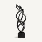 Figura decorativa Zoe — Resina negro