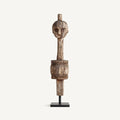 Figura Leye — Madera de mango marrón envejecido