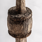 Figura Leye — Madera de mango marrón envejecido