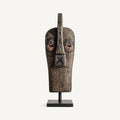 Figura Plik — Madera de mango marrón envejecido