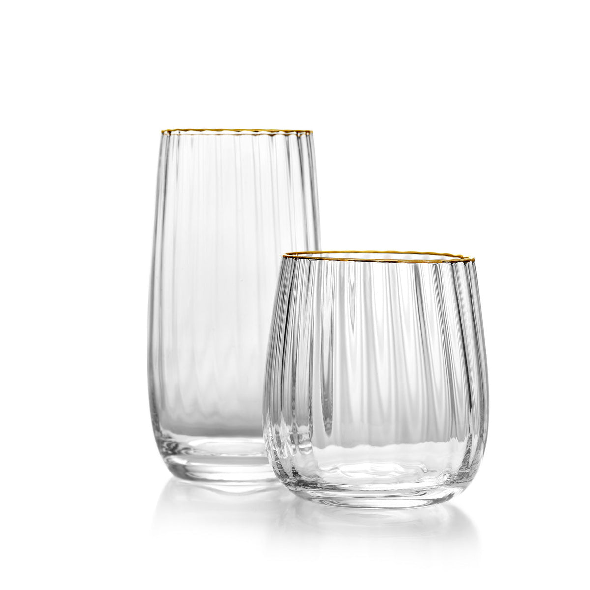 Vaso Golden Rim Tumbler