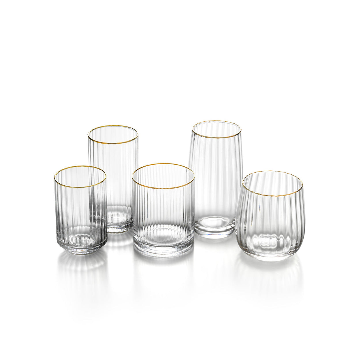 Vaso Golden Rim Tumbler