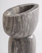Jarrón Bousval — Mármol gris