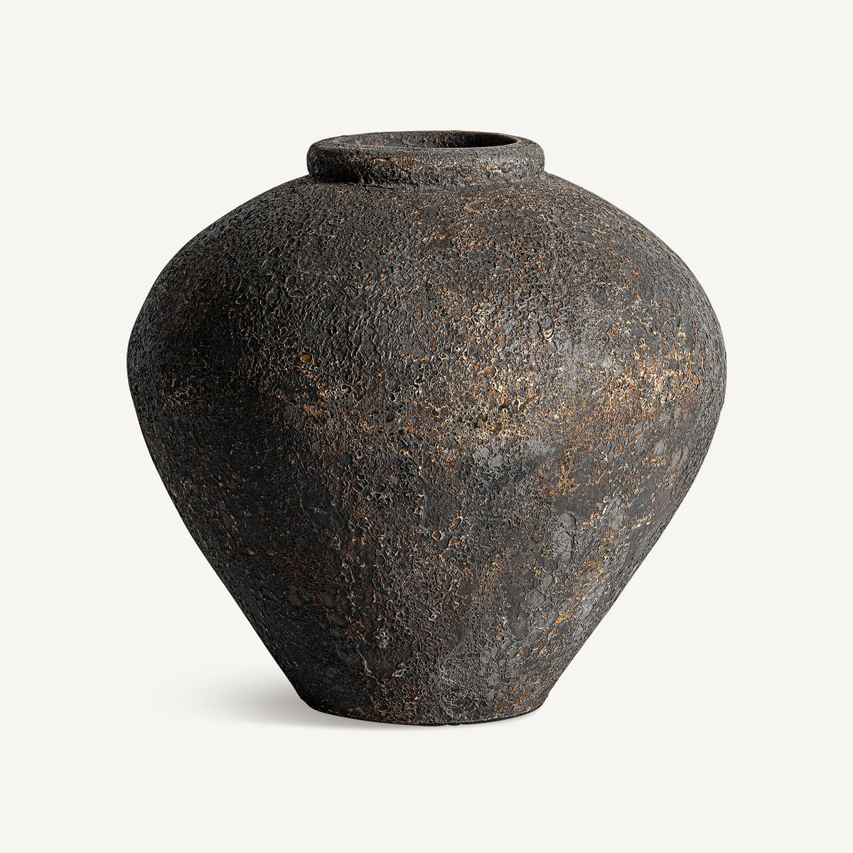 Jarrón Igor — Terracota tonos oscuros