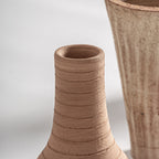 Jarrón J/3 — Terracota tonos en marrón