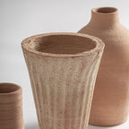 Jarrón J/3 — Terracota tonos en marrón