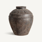 Jarrón Jellae — Cerámica marrón