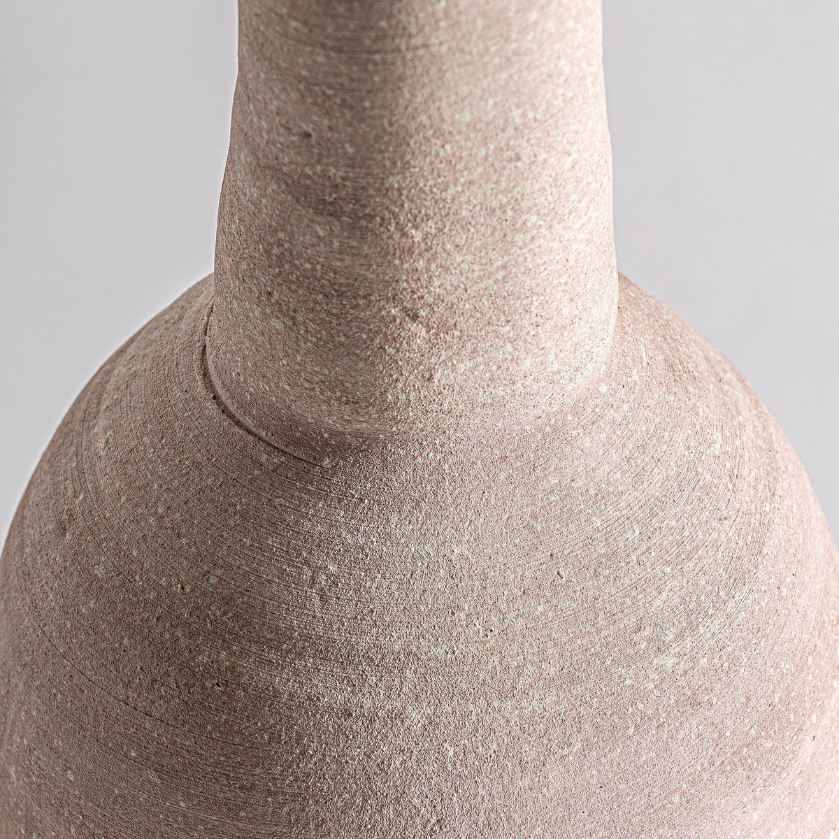 Jarrón Kansara — Arcilla crema