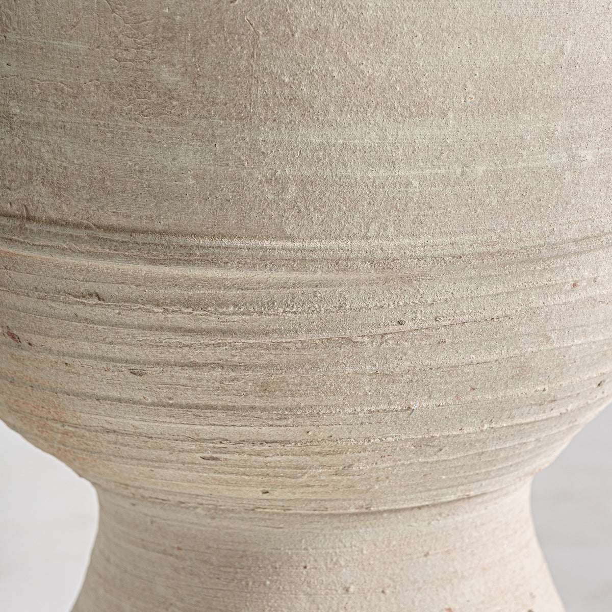 Jarrón Klam — Arcilla beige