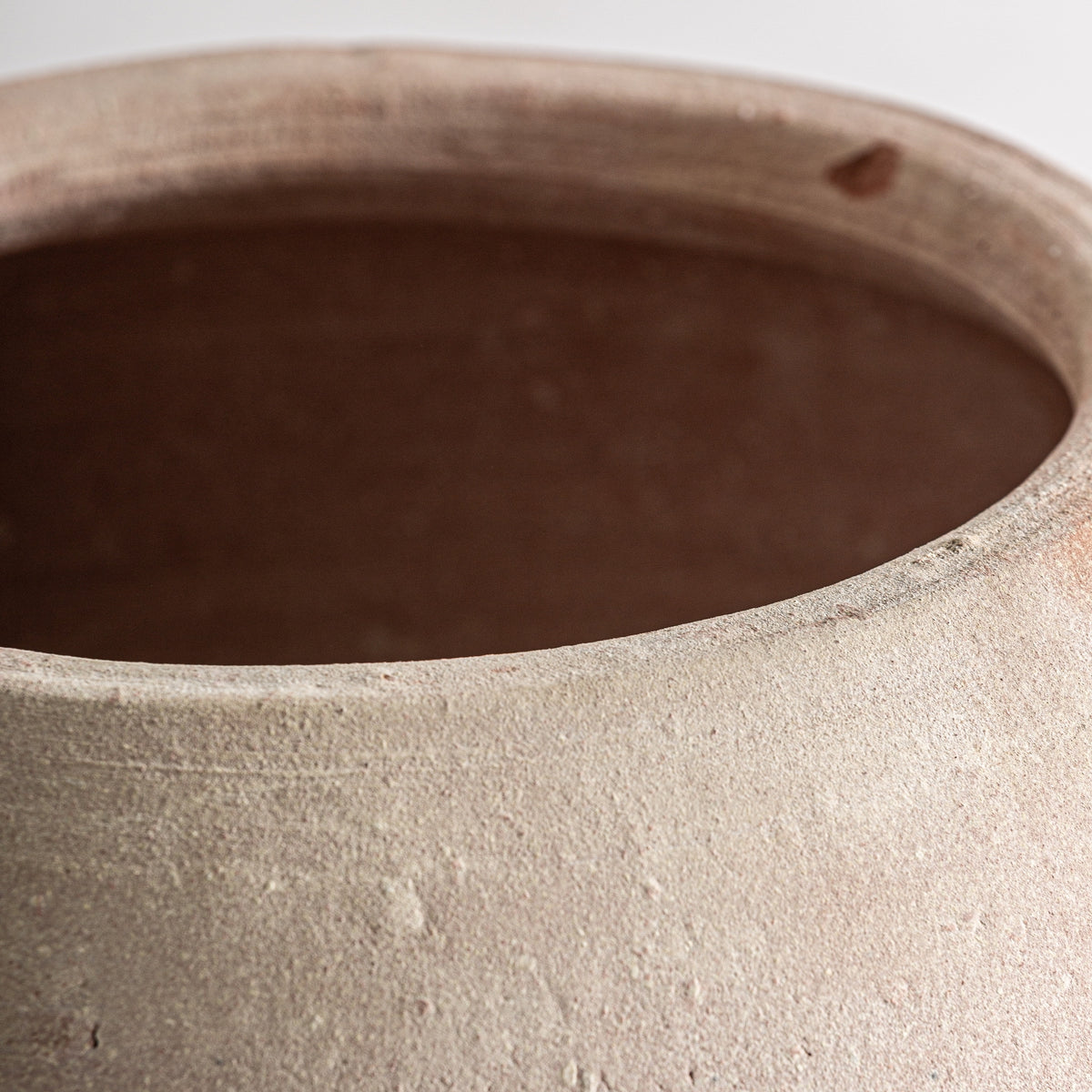 Jarrón Klam — Arcilla beige