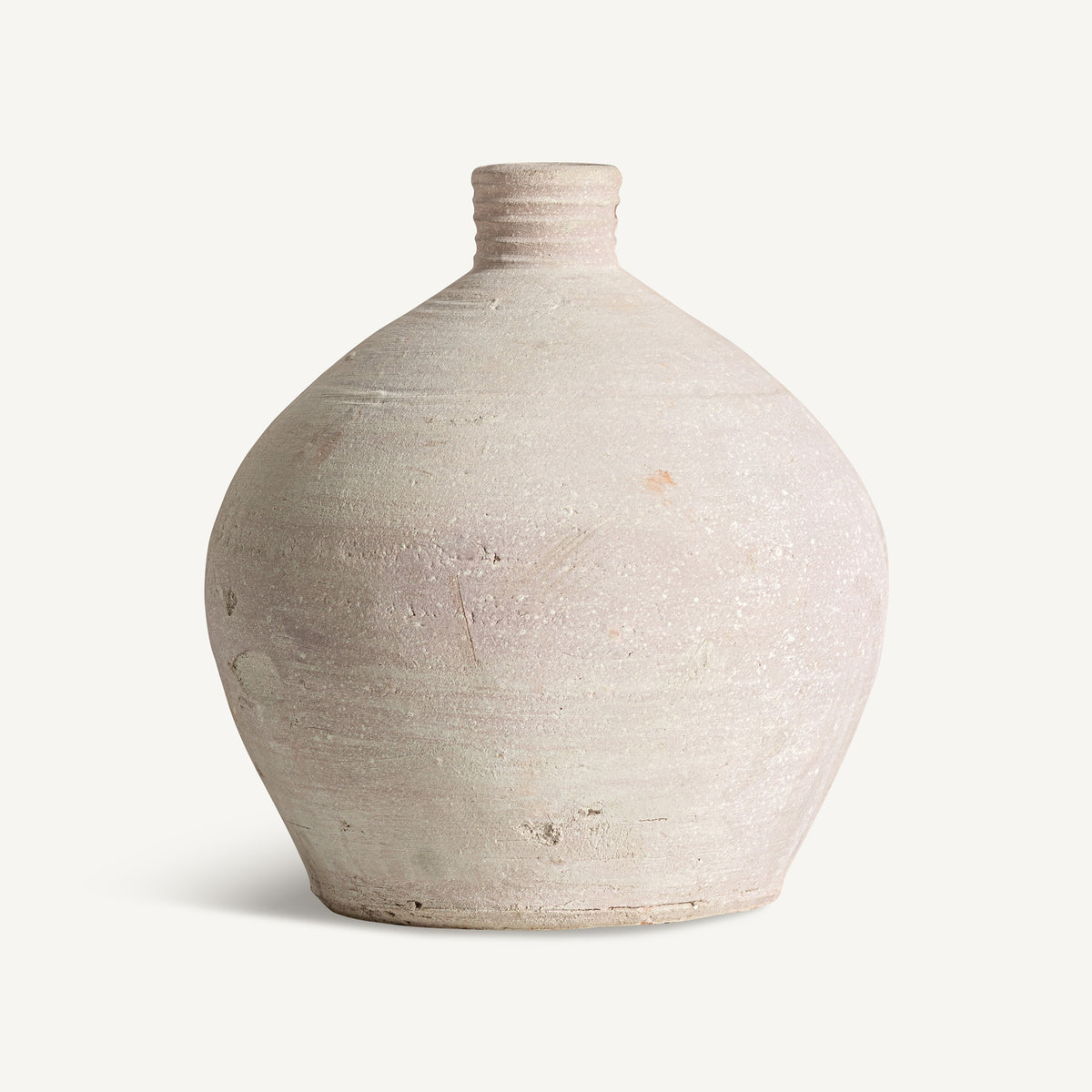 Jarrón Klam — Arcilla beige