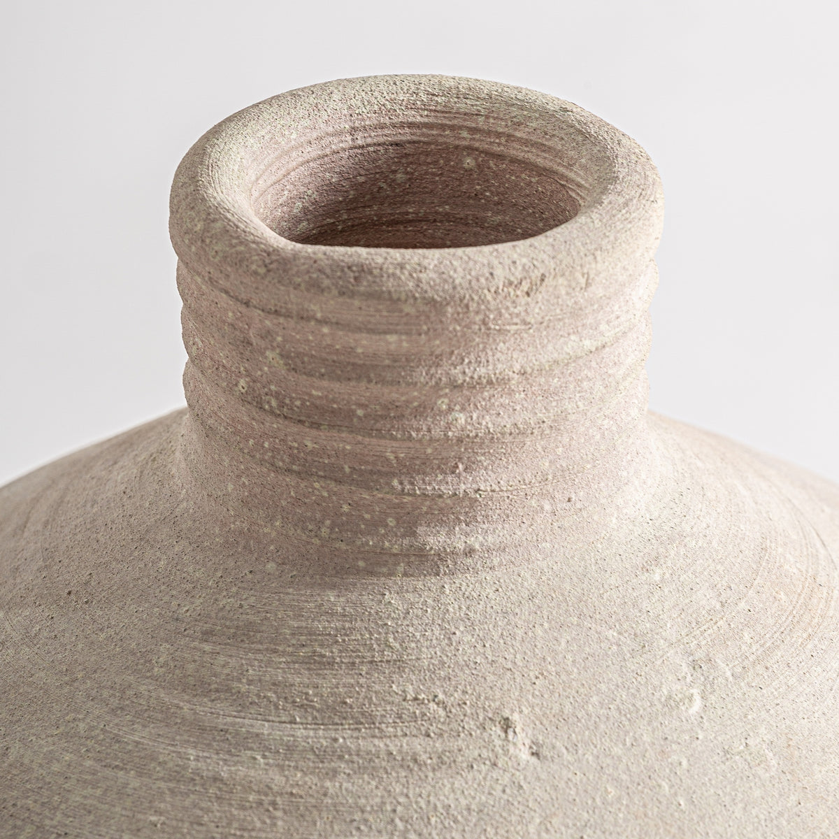 Jarrón Klam — Arcilla beige