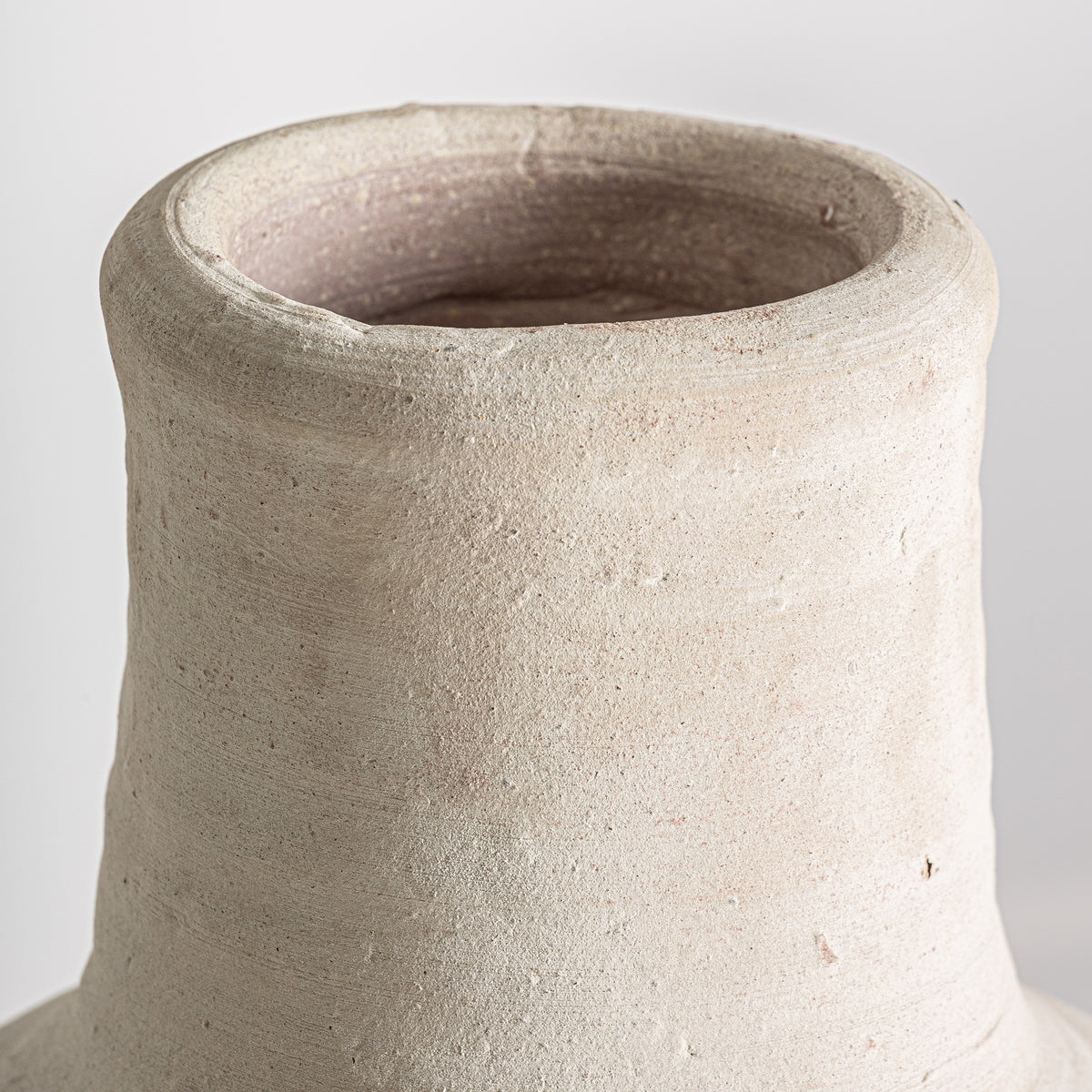Jarrón Klam — Arcilla beige