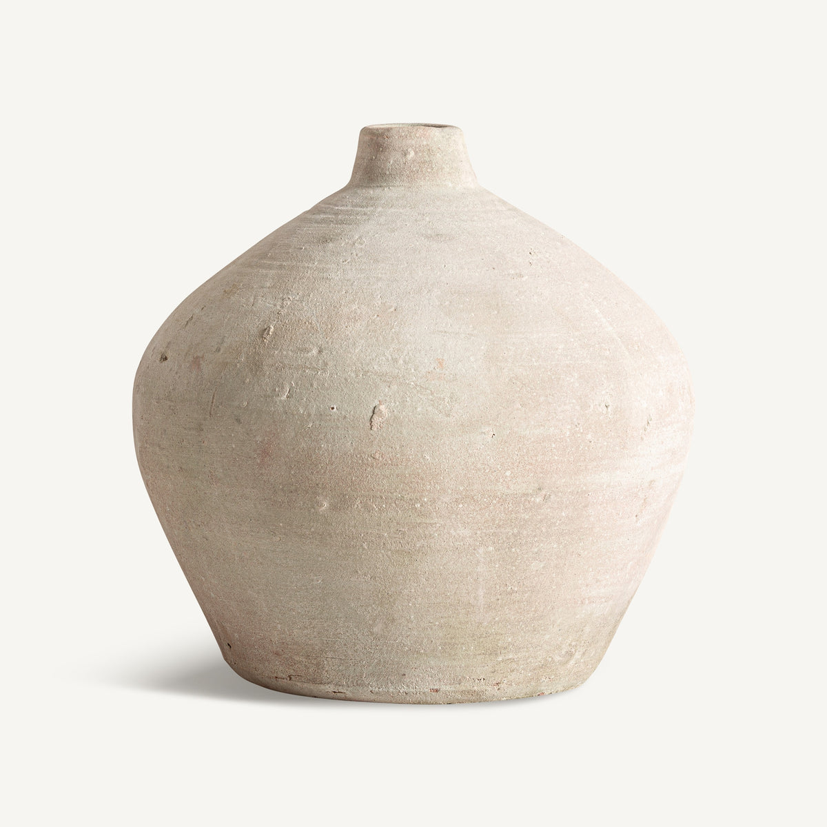 Jarrón Klam — Arcilla beige