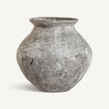 Jarrón Krisse — Terracota gris envejecido