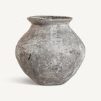Jarrón Krisse — Terracota gris envejecido