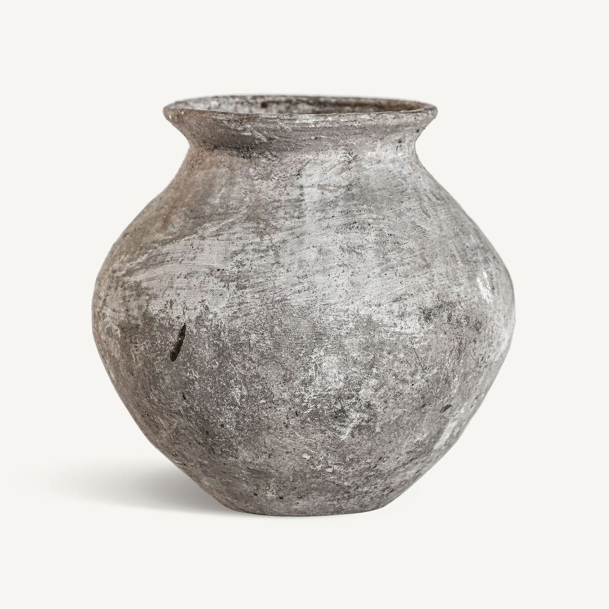Jarrón Krisse — Terracota gris envejecido