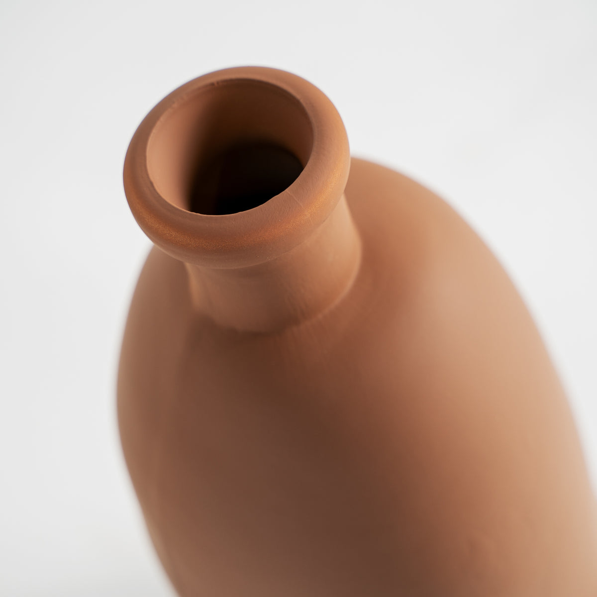 Jarrón Messe — Vidrio chocolate