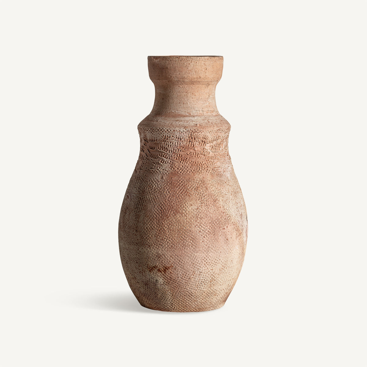 Jarrón Plake — Terracota marrón claro