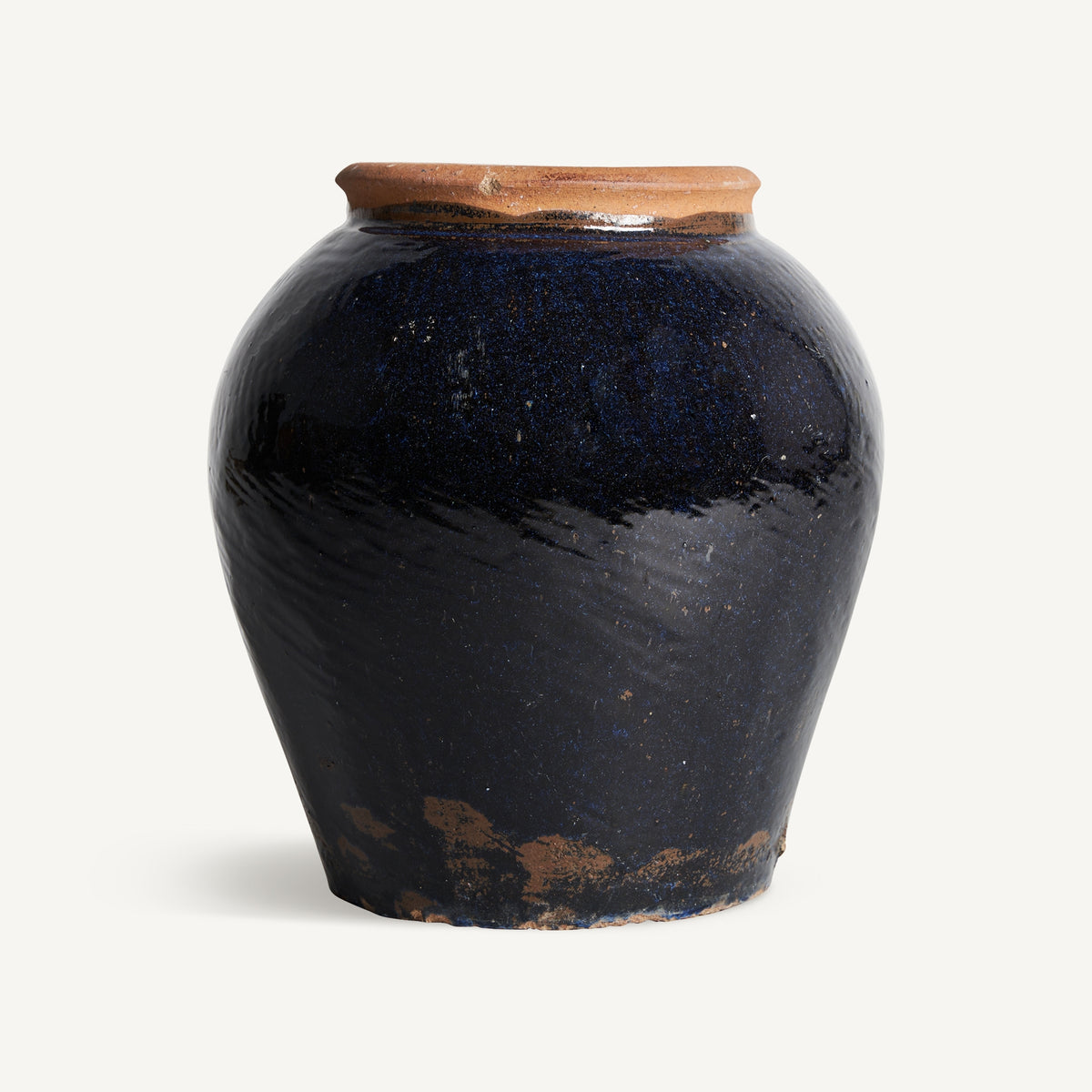 Jarrón Stein — Cerámica azul