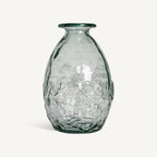Jarrón Sumaya — Vidrio reciclado transparente