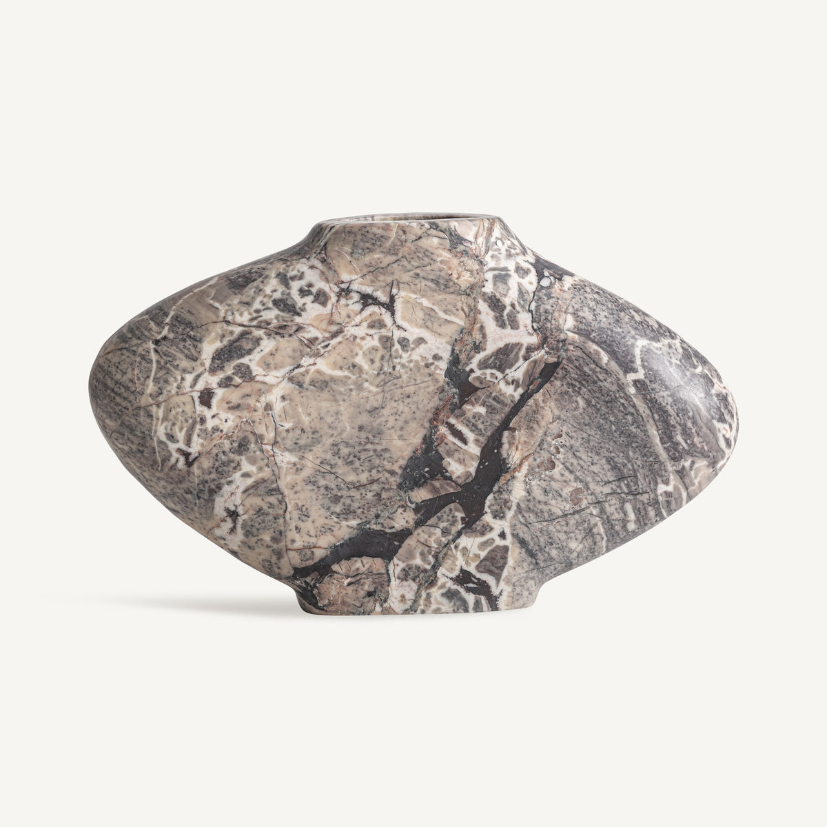 Jarrón Wavre — Mármol gris