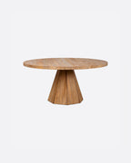 Mesa de comedor Jati — Ø130 × 76 cm — vista 1 — MUYUGA