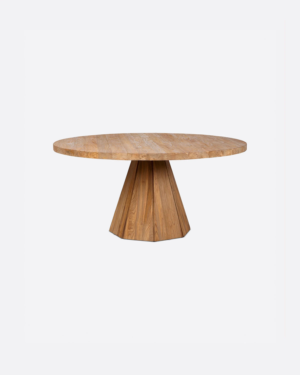 Mesa de comedor Jati — Ø130 × 76 cm — vista 1 — MUYUGA