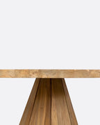 Mesa de comedor Jati — Ø130 × 76 cm — vista 2 — MUYUGA