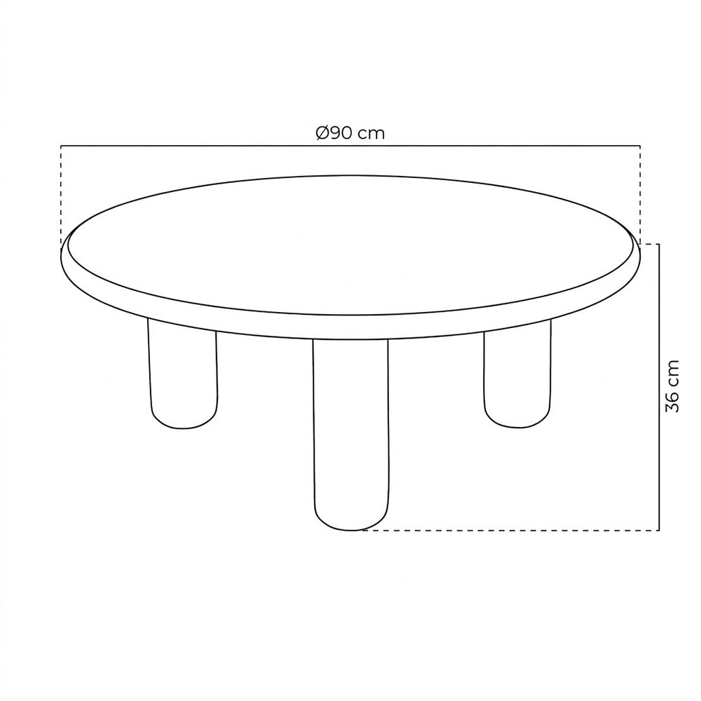 Mesa de centro Lacado — vista 7 — MUYUGA