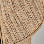 Lámpara de pie Lauzun — Fibra natural beige