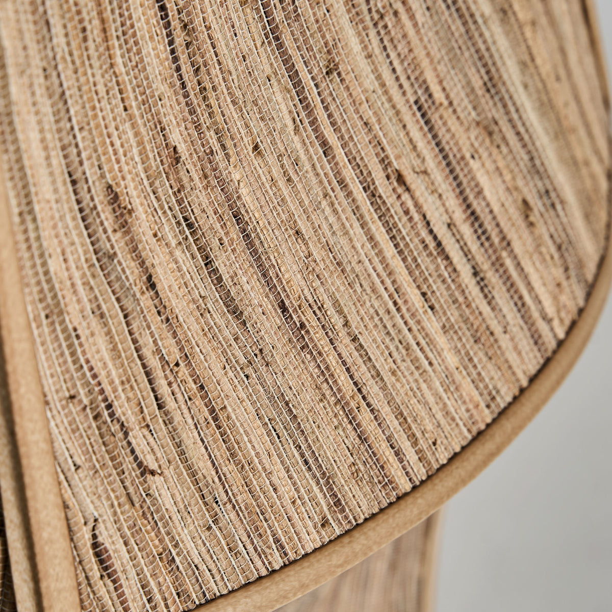 Lámpara de pie Lauzun — Fibra natural beige