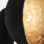 Lámpara de pie Lierop — Resina negro